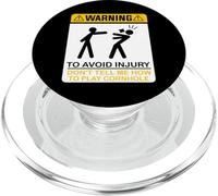 Warning To Avoid Injury Don't Tell Me How To Play Cornhole PopSockets PopGrip para MagSafe