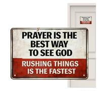 Warning Trespassing Sign, Metal Security Plate, Signage Private Property, Decorative Fence Board Sturdy Display for Outdoor Home Bathroom Dorm Hotel Apartment Office Business Use Kit System