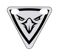 Warning Triangle for Bikes - Reflective Visibility Enhancer | Sturdy Weather-Resistant Reflector Sign, Universal Fit for Rear Mounting, Improves Rider Safety and Signal Clarity for Night Rides, Long