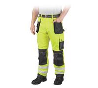 Warnschutzhose Con Rayas de Reflexión Naranja Neón Amarillo Visibilidad