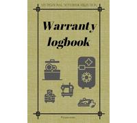 Warranty logbook - notebook 6x9’’ - all info about guarantee in one place. Proper notes make for a well-organized home - repair is easy: ... stress - consumer rights - household goods