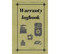 Warranty logbook - notebook 6x9’’ - all info about guarantee in one place. Proper notes make for a well-organized home - repair is easy: ... stress - consumer rights - household goods