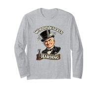 Warren Harding Wobbly Warren Sátira Presidencial Manga Larga