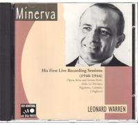 Warren,Leonard - Live Recording Sessions 1940-4 [Import]