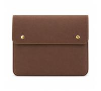 Warreplica Organizador de piel para cuaderno: espaciosa funda para portátil (33-38.1 cm) y soporte para documentos A5 para MacBook, tabletas y archivos