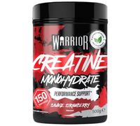 Warrior 500 g - Suplemento Deportivo 100% Puro - Mejora Rendimiento y Recuperación Muscular - 5 g por Ración - Alta Absorción y Máxima Pureza (Fresa salvaje)