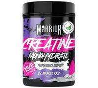 Warrior 500g - Suplemento Deportivo 100% Puro - Mejora Rendimiento y Recuperación Muscular - 5g por Ración - Alta Absorción y Máxima Pureza (Frutos rojos explosivos)