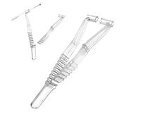 WARRIOR Alicates desechables estériles Triangular 10 uds. ABS transparente, Preesterilizados, Empaquetados individualmente