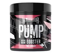 Warrior Pump Preentrenamiento en Polvo 225 g - Suplemento Óxido Nítrico - Sin Estimulantes ni Cafeína - Contiene Malato de Citrulina y Dextrina Cíclica - 30 Raciones (Limonada rosa)