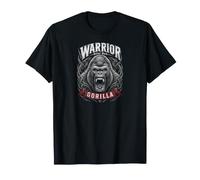 Warrior Silverback Gorilla Jungle King Graphic Camiseta