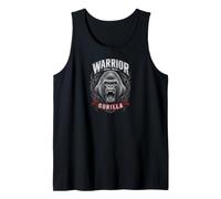 Warrior Silverback Gorilla Jungle King Graphic Camiseta sin Mangas
