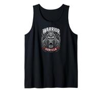 Warrior Silverback Gorilla Jungle King Graphic Camiseta sin Mangas