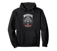 Warrior Silverback Gorilla Jungle King Graphic Sudadera con Capucha