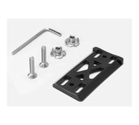 Warrior Tripods Placa Arca de acción de perno de precisión de 3 pulgadas, montaje universal para trípode de rifle, perfil bajo, aluminio aeronáutico, cola de milano Arca-Swiss, caza de depredadores y