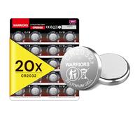 Warriors 20X Pila CR2032 3V 240mAh Litio Botón