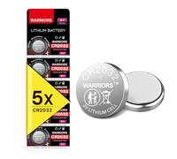 Warriors 5X Pila CR2032 3V 240mAh Litio Botón