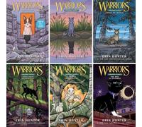 Warriors 6-Book Full-Color Adventure Collection Set: SkyClan and the Stranger, The Rise of Scourge, A Thief in ThunderClan, A Shadow in RiverClan, Exile from ShadowClan & Winds of Change