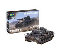 Warriors Of The World Tanks : Pz.kpfw. III Ausf.l 1:72 Plástico Model Kit Revell