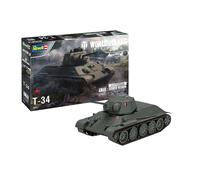 Warriors Of The World Tanks : T-34 (Fácil Click Sistema) 1:72 Plástico Model Kit