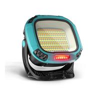 WARSUN Linterna Taller LED Recargable, 4000 Lumens COB Luz de Trabajo Linterna de Temperatura de Colores Ajustable Portátil Linterna con Base Magnética y Gancho para Taller Cámping Emergencia