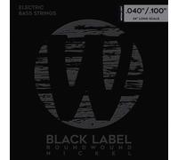 Warwick Black Label 045-.105 - Juego de cuerdas para bajos (4 unidades, acero niquelado)