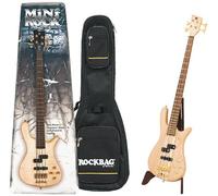 Warwick Rock Streamer Stage 4 - Mini guitarra eléctrica (con funda)