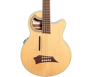 Warwick RockBass Alien Deluxe Hybrid Thinline - Natural Transparente Satén