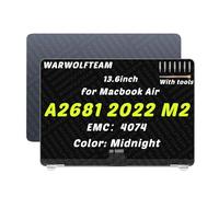 WARWOLFTEAM 13.6 pulgadas compatible con MacBook Air Mac14,2 A2681 2022 M2 MLXY3LL/A MLY13LL/A 2560 x 1664 EMC 4074 LCD LED Reemplazo de pantalla completa (azul medianoche)