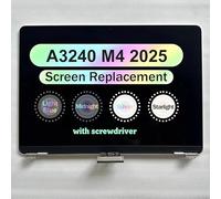 WARWOLFTEAM Montaje de pantalla superior completa de 13.6 pulgadas para MacBook Air A3240 M4 2025 pantalla LCD Retina (medianoche)