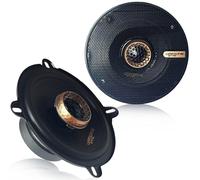 Warzone 2 pares de altavoces WZ52PTi supercoaxiales de 5 pulgadas, 4 ohmios, 380 W máximo, 100 W RMS, sensibilidad de 90 dB, woofer de ferrita y tweeter de cúpula PEI para audio profesional de coche