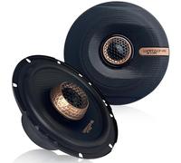 Warzone 2 pares de altavoces WZ65PTi supercoaxiales de 6.5 pulgadas, 4 ohmios, 450 W máximo, 120 W RMS, sensibilidad de 92 dB, woofer de ferrita y tweeter de cúpula PEI para audio profesional de coche