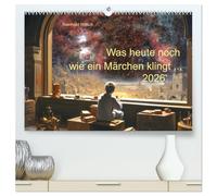 Was heute noch wie ein Märchen klingt ... (hochwertiger Premium Wandkalender 2026 DIN A2 quer), Kunstdruck in Hochglanz: Science Fiction mit KI und echten Astrofotos