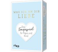Was ich an dir liebe - Das Fragespiel für Papa und Kind: Liebevolle Fragen für lustige Momente und unvergessliche Erinnerungen. Das perfekte Geschenk für Vatertag und Geburtstag