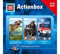 Was Ist Was 3-CD Hörspielbox Vol.1-Actionbox: Dinosaurier/ Ausgestorbene Tiere, Piraten/ Schiffe, Feuerwehr/ Polizei