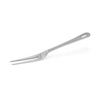 WAS Tenedor de carne 1853 360 de acero al cromo-níquel con mango sin juntas de una sola pieza y gancho para colgar, dientes de 9 cm, 36 cm de longitud