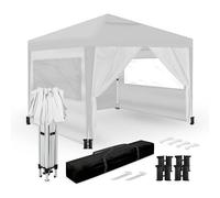 Wasabi - Carpa Plegable 3x3 m - Resistente al Agua - Incluye Vientos y Piquetas de Fijación - Estructura de Acero - Cenador para Jardín - Pérgola Playa - Camping Fiestas