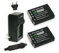 Wasabi Power Battery (2-Pack) and Charger for Fujifilm NP-95 and Fuji FinePix REAL 3D W1, X100, X100S, X-S1