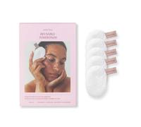 waschies Almohadillas de algodón sostenibles "Toner Pads", juego de 5 unidades, incluye bolsa de lavado, 8 cm x 5 cm, 97% botellas de PET recicladas, fabricado en Alemania, certificado OEKO TEX