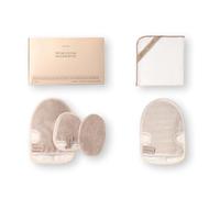 Waschies Set de 5 piezas para mujeres con almohadilla desmaquillante, guante exfoliante y guante de lavado y más, reutilizable y lavable, para todo tipo de pieles