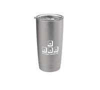 Wasd es lo que me mueve PC Teclado Gamer Vaso térmico de acero inoxidable de doble pared