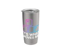 WASD It's What Moves Me Vaso térmico de acero inoxidable de doble pared