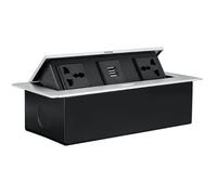 Wasd3Pods Enchufe Oculto De Sobremesa,Enchufe Emergente para Mesa De Conferencias con Bus Serie Universal, Instalación En Suelo/Sobremesa,A