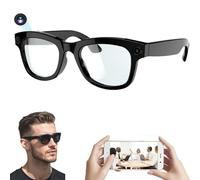 Wasd3Pods Gafas Inteligentes Bluetooth con Cámara, Traducción Ar Ai, Asistente De Voz, Llamadas, Música, Grabación De Video En 4k,B