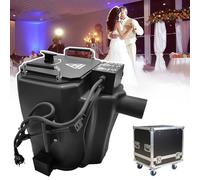 Wasd3Pods Máquina De Humo De Hielo Seco De 3500 W, Máquina De Humo De Baja Altura, Máquina De Proyección De Hielo Seco para Escenarios De DJ con Boquilla, Cobertura De 150 M²