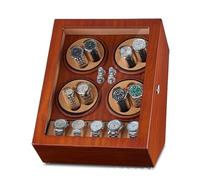 Wasd3Pods Vitrina con Enrollador Automático De Relojes, 8 Bobinadores + 5 Almohadas, Caja De Almacenamiento De Lujo con 4 Modos De Rotación, Motor Silencioso, para Relojes De Hombre Y Mujer,D