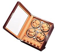 Wasd3Pods Vitrina para Relojes, 8 Bobinadoras + 5 Almohadas, 4 Modos De Rotación, Luz Interior Y Motor Silencioso, Vitrina Automática para Relojes De Hombre Y Mujer.,B