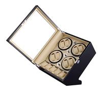 Wasd3Pods Vitrina para Relojes, 8 Bobinadoras + 5 Almohadas, 4 Modos De Rotación, Luz Interior Y Motor Silencioso, Vitrina Automática para Relojes De Hombre Y Mujer.,C