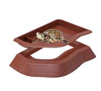 Wasern Bowl para Tortugas - Tortugas Food Shell | Pequeño Tazón De Baño para Reptiles | Tutty Tutty Bowl para Tortugas En El Terrario, para Alimentarse, Bañarse, Bañarse