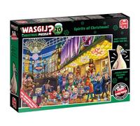 Wasgij Christmas 20 - Espíritus de Navidad! - Espíritus de Navidad! - Puzzle para Adultos - Humorístico - Cartón 100% Reciclado - 2 x 1000 Piezas - Jumbo