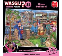 Wasgij Destiny 31 - Puzzle de 1000 piezas para adultos, 1000 piezas de cartón reciclado, regalo único para Navidad y cumpleaños